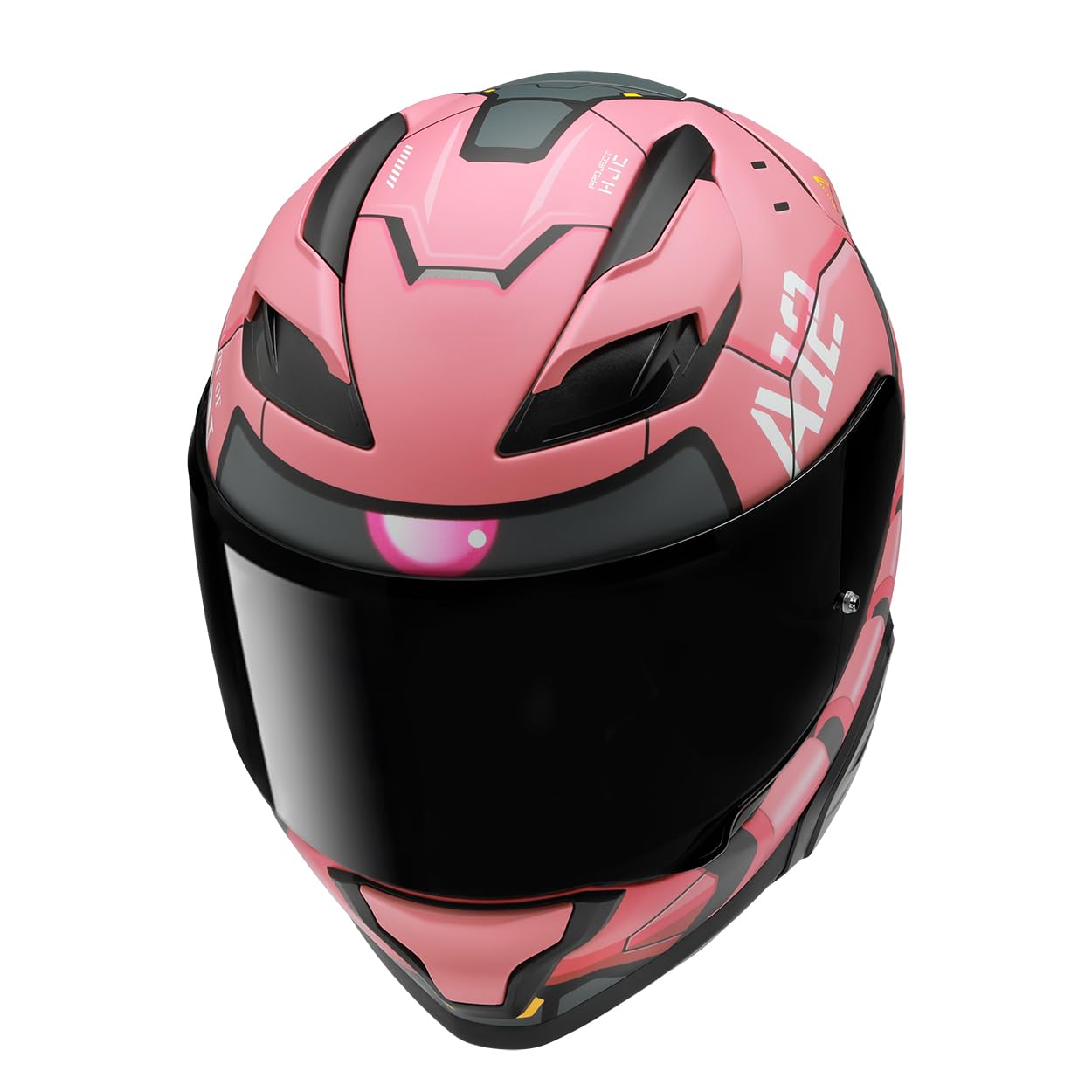 Amazon.com: HJC F71 Zaku Bandai Namco Full Face Motorcycle Helmet
